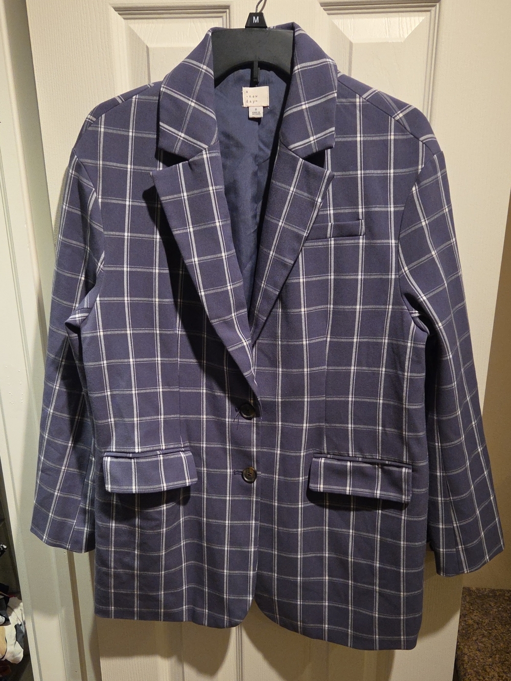 a new day Navy And White Blazer